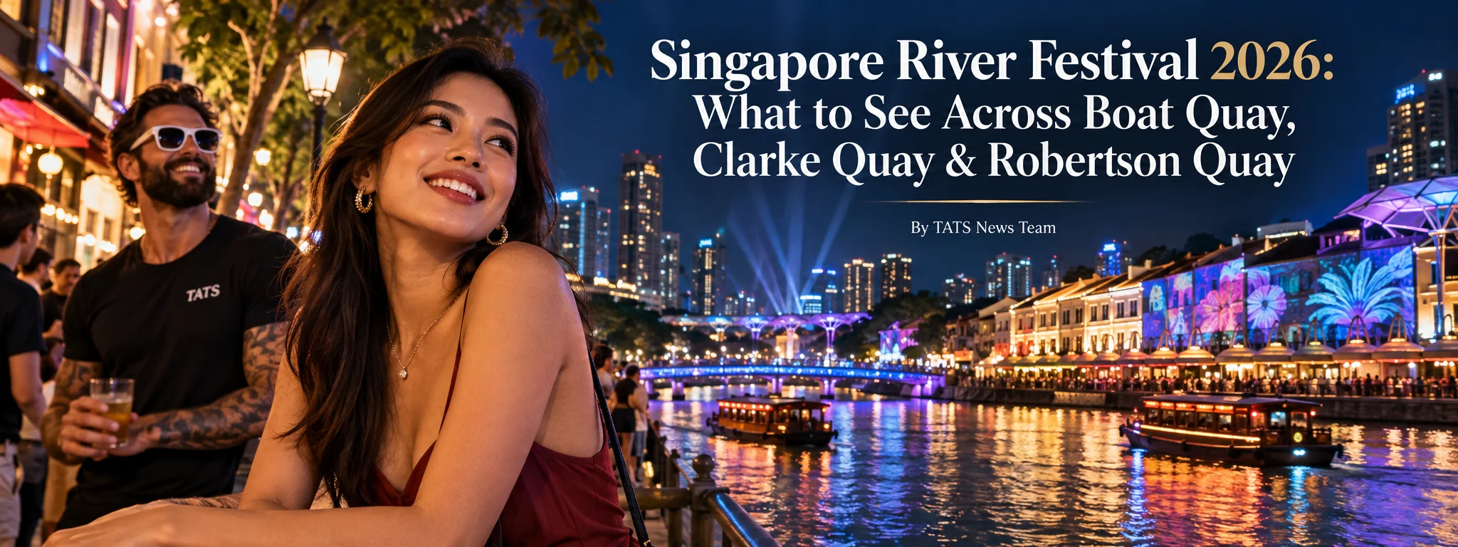 Singapore River Festival 2026 along Boat Quay Clarke Quay and Robertson Quay